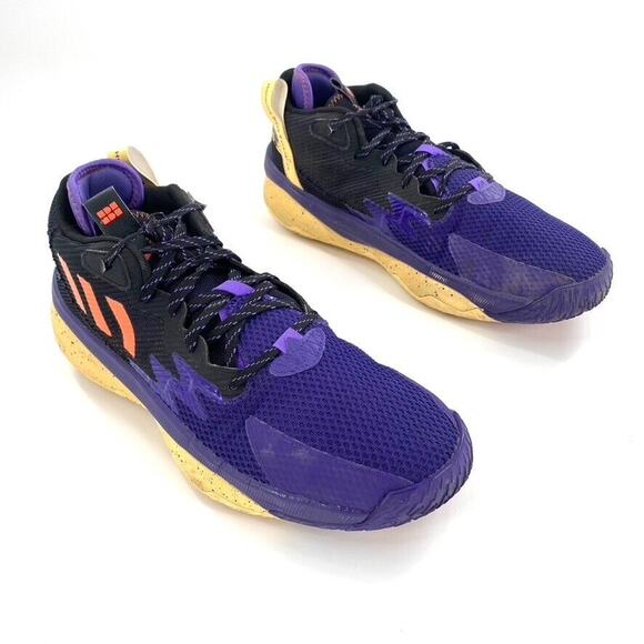 Adidas Dame 8 Honoring Black Excellence Lillard‎ Basketball Sneakers Shoes Sz 12 - Picture 1 of 8